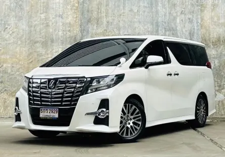 2016 Toyota ALPHARD 2.5 รถตู้/MPV ออกรถง่าย รถสวย ไมล์แท้  