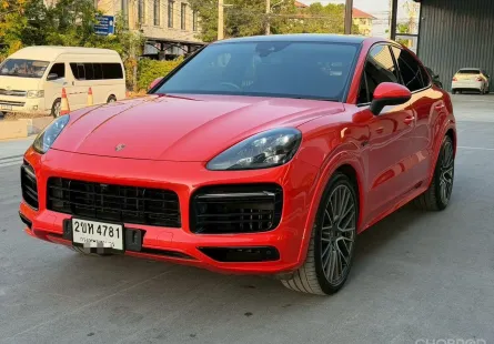 2021 Porsche Cayenne S E-Hybrid Coupe สี Lava Orange