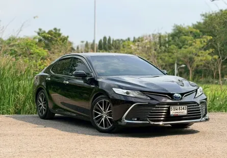 Toyota Camry 2.5 HEV Premium Luxury 2024 รถบ้านแท้ประวัติครบ ไมล์น้อย มือเดียว เจ้าของขายเอง 