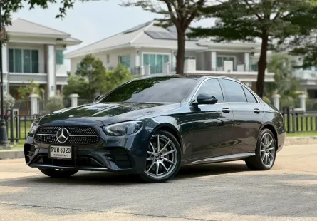 2022 Mercedes-Benz E-Class 2.0 E300e รถเก๋ง 4 ประตู รถบ้านมือเดียว ไมล์น้อย 