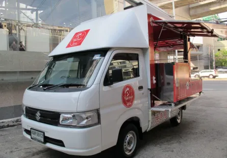 2025 SUZUKI CARRY 1.5 สีขาว เกียร์ธรรมดา แต่ง FoodTruck พร้อมใช้งาน เดินไฟฟ้า + อ่างล้างน้ำ