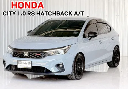 รถบ้าน Honda City Hatchback 1.0 RS รถเก๋ง 5 ประตู ออกรถฟรีดาวน์