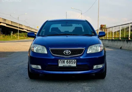 2004 Toyota VIOS 1.5 E รถเก๋ง 4 ประตู รถบ้านมือเดียว ไมล์น้อย  เจ้าของขายเอง  