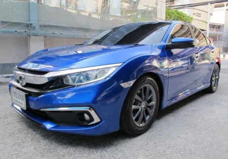 2020 HONDA CIVIC 1.8 EL AUTO สีน้ำเงิน รุ่นTOP ปุ่มSTART