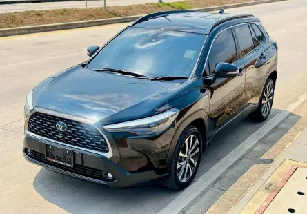 รถมือเดียว ป้ายแดง ไมล์แท้ ฟรีดาวน์ TOYOTA CROSS 1.8 HYBRID PREMIUM SAFETY TOP 2020