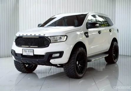 FORD EVEREST 3.2 TITANIUM PLUS 4WD ปี 2017 สีขาว โฉม ปี 15-22