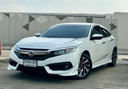 2018 Honda CIVIC 1.8 EL i-VTEC รถเก๋ง 4 ประตู ดาวน์ 0% รถบ้านมือเดียว ไมล์แท้  