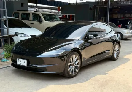 Tesla Model 3 Highland Long Range Dual Motor AWD ปี24 ไม่เคยผ่านซ่อมสี  สีเดิมโรงงานทุกชิ้น  