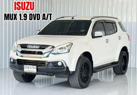 รถมือเดียว Isuzu MU-X 1.9 Active  รถครอบครัว 7 ที่นั่ง SUV 