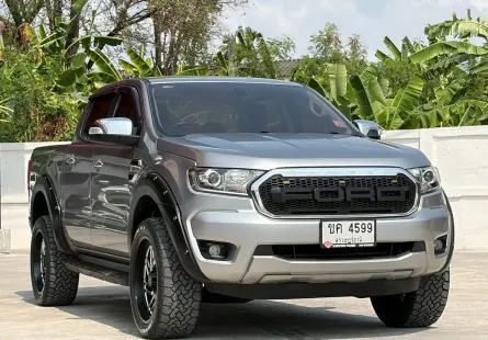 2019 FORD RANGER, 2.2 XLT โฉม HI-RIDER DOUBLE CAB สีเทา เกียร์ออโต้ ขับ2
