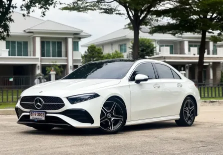 Mercedes-Benz A-Class A200 AMG Dynamic 2024 วารันตีเหลือยาว ไมล์น้อย มือเดียวป้ายแดง 