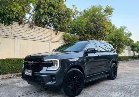 Ford Everest 2.0 Sport 2023 สีเทา สวยสุดในรุ่น มือเดียว ป้ายแดง ไมล์น้อย 