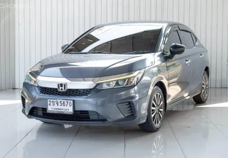 HONDA CITY 1.0 SV ปี 2021 สีเทา  โฉม ปี19-ปัจจุบัน 5D