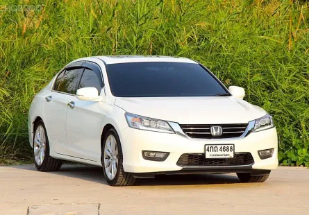 Honda Accord 2.4 Tech Sunroof  ปี 2015 รถบ้านมือเดียว ไมล์น้อย 