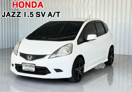 รถบ้าน ตัวท๊อป Honda JAZZ 1.5SV i-VTEC รถเก๋ง 5 ประตู 