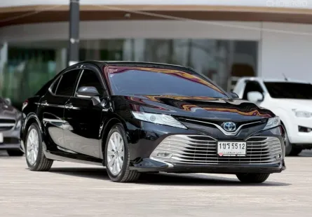 2020 TOYOTA CAMRY, 2.5 HEV PREMIUM LUXURY โฉม ปี18-24 สีดำ