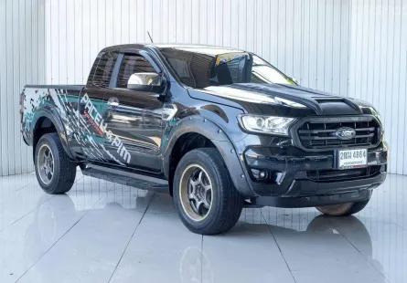 FORD RANGER 2.2 XLT เกียร์ AT ปี 2019 สีดำ  โฉม HI-RIDER OPEN CAB