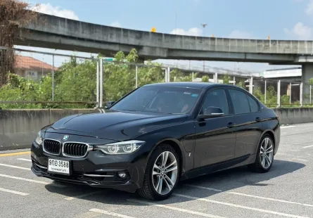  BMW 330e F30 Plug-in hybrid สีดำ ปี2018 จด 2020