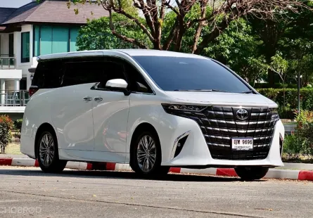 2024 Toyota ALPHARD 2.5 Z รถตู้/MPV รถบ้านมือเดียว ไมล์น้อย  