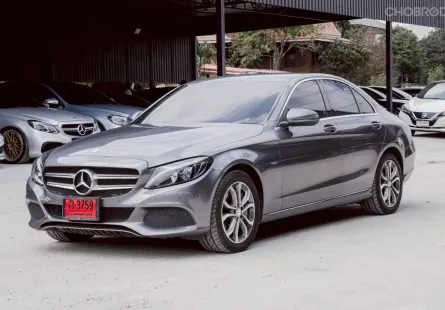 Mercedes-Benz C-Class C350e 2017 สภาพเยี่ยมไมล์น้อย มือเดียวป้ายแดง เจ้าของขายเอง  