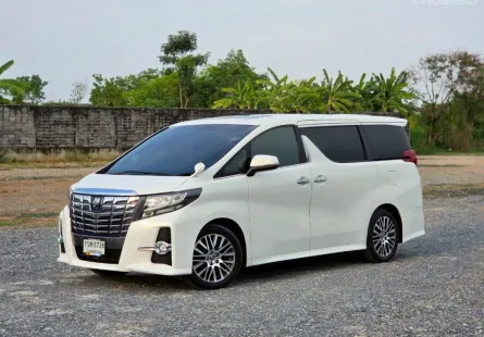 TOYOTA ALPHARD 2.5 S"C Package" (รุ่นท็อปสุด) ปี 2015 รถตู้ VIP สุดหรูยอดฮิต ดูแลง่าย นั่งสบาย