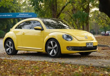 Volkswagen Beetle 1.4 GT TSi 2014 สีเหลืองแท้จากโรงงาน ไมล์น้อย 60,000 km 