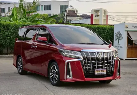 Toyota Alphard 2.5 2018 รถบ้านมือเดียว ไมล์น้อย  สวยสุด ราคาพิเศษ  