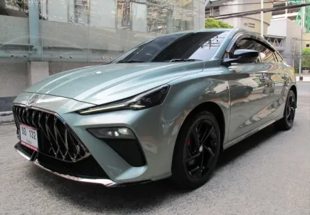 2025 MG 5 1.5 PRO D AUTO สีเขียว ปุ่มSTART เบาะหนังปรับไฟฟ้า