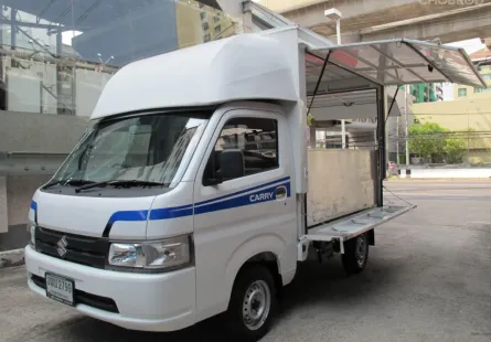 2022 SUZUKI CARRY 1.5 สีขาว เกียร์ธรรมดา แต่ง FoodTruck 