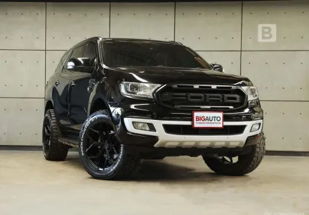 2020 Ford EVEREST 2.0 Titanium+ 4WD SUV AT ไมล์แท้ รถแต่งมาแล้วทั้งคัน ตัวพิเศษภายในสี Cognac  B3853