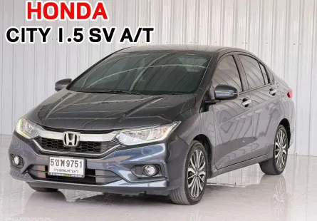  Honda CITY 1.5SV i-VTEC รถเก๋ง 4 ประตู รถสภาพดี มีประกัน