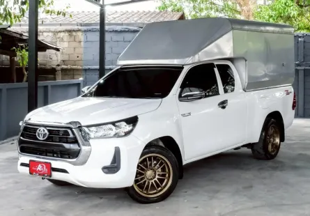 TOYOTA HILUX REVO 2.4 Z EDITION MID CAB A/T ปี2021แท้ (mnc) โฉมหมูป่า สีขาว