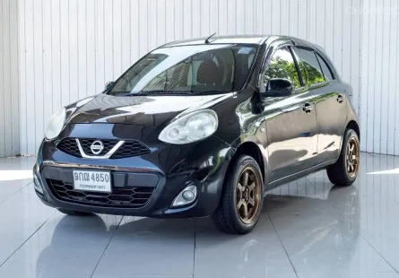 NISSAN MARCH 1.2 E เกียร์ MT ปี 2018 สีดำ โฉม ปี10-ปัจจุบัน