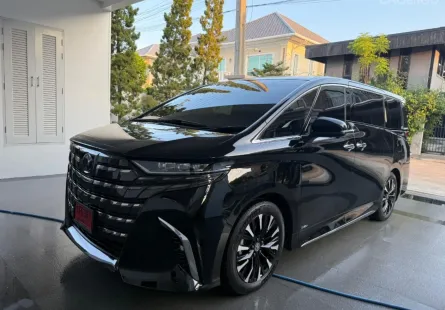 Toyota Alphard 2.5 HEV Executive Lounge 2024 รถศูนย์โตโยต้า สภาพใหม่ ไมล์น้อย 