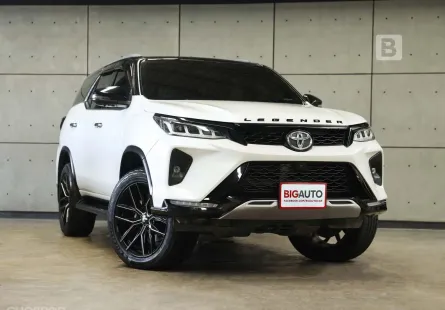 2021 Toyota FORTUNER 2.4 Legender (Black top) 4WD SUV AT ไมล์แท้ 7 หมื่น มือแรกจากป้ายแดง B4580