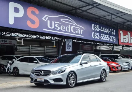 ฟรีเงินดาวน์ ดีเซลล้วนๆไม่มีไฮบริด รุ่นAMG ไมล์น้อย Mercedes-Benz E300 BluetecHybrid (W212) ปี 2015