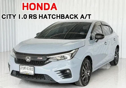 รถบ้าน Honda City Hatchback 1.0 RS รถเก๋ง 5 ประตู ฟรีดาวน์