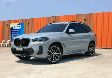 BMW X3 2.0 xDrive20d 2022 รถมือเดียว สีเทานม สวยมาก 