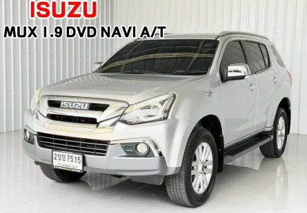ฟรีดาวน์ รถครอบครัว 7 ที่นั่ง Isuzu MU-X 1.9DVD  Navi SUV 