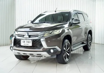 MITSUBISHI PAJERO SPORT 2.4 GT Premium 4WD ปี 2016 สีน้ำตาล รถVat.  โฉม ปี15-ปัจจุบัน