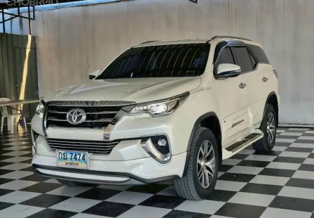TOYOTA NEW FORTUNER 2.4 V.2WD.เบาะไฟฟ้า DISC 4 ล้อ เกียร์ออโต้ ปี 2018 (ไม่ขายป้ายทะเบียน)