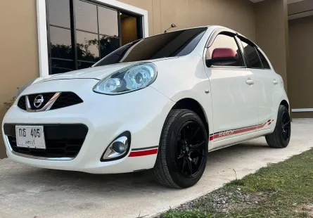 Nissan march Cvt ปี 2013 หูแดง รุ่นพิเศษ 