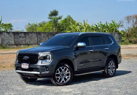FORD EVEREST 2.0 BI-TURBO TITANIUM Plus (4WD) ปี 2022 SUV 7 ที่นั่ง ตัวท็อป ออปชันจัดเต็ม