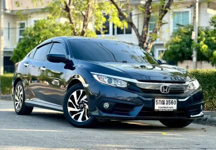 รุ่นรถ : Honda Civic FC 1.8EL เครื่องยนต์: เบนซิน  เกียร์: ออโต้  ปี: 2016 สี: น้ำเงิน 