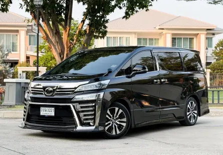 2018 Toyota VELLFIRE 2.5 รถตู้/MPV รถบ้านแท้ 
