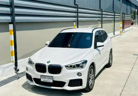 ป้ายแดง รถมือเดียว ไมล์แท้ 5x,xxx BMW X1 2.0 sDrive20d M SPORT LCI F48 2019 แท้ 