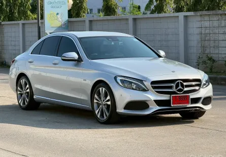  รถบ้านมือเดียว. Benz C350e Plug-in HYBRID ปี 2018  สีเงิน ไมล์ 54,xxx km 