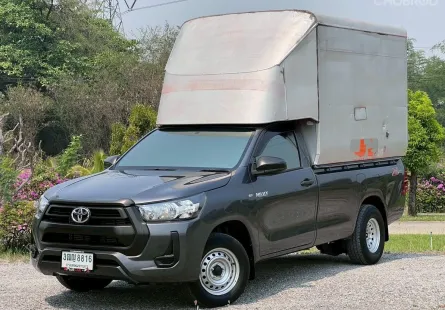 TOYOTA HILUX REVO 2.4 Z EDITION SINGLE CAB M/T ปี2020 สีเทา โฉมหมูป่า พร้อมตู้ทึบ