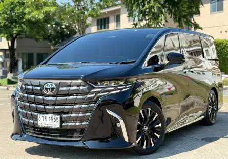 Toyota Alphard 2.5 HEV Executive Lounge 2024 รถศูนย์โตโยต้า สภาพใหม่ ไมล์น้อย 