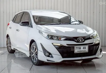 TOYOTA YARIS 1.2 G+ ปี 2018 สีขาว โฉม ปี13-19